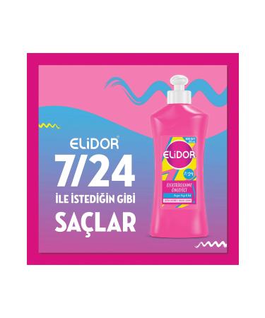 Elidor 7 24 Styling Hair Care Cream Anti-frizz Argan Oil Honey 265 ml - Buy Online on GoSupps.com