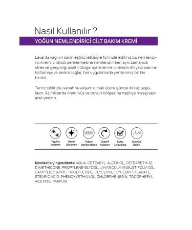 Escabel Lavender Oily Skin Nourishing and Moisturizing Intensive Hand Face and Body Cream 250ml - Buy Online on GoSupps.com