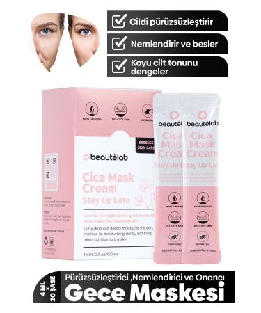 Beautelab Repairing Soothing Purifying Cica Moisturizing Night Care Mask