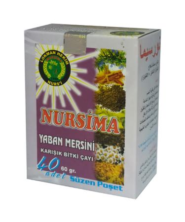 Nursima Blueberry Mixed Herbal Tea 40' Filtering Bags