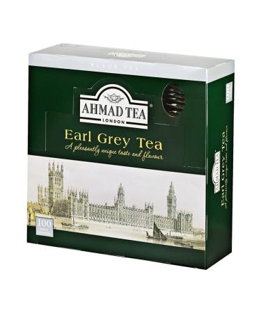 Ahmad Tea Earl Grey Tea Bergamot 100 Foil Envelope Tea Bag