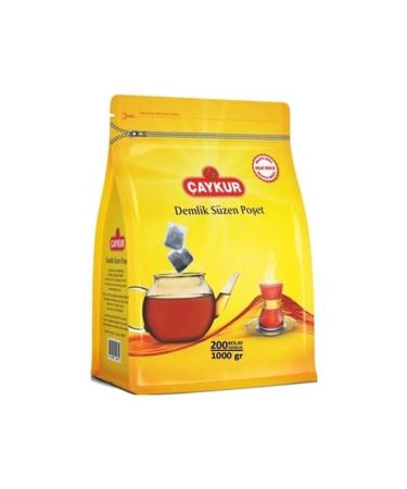 aykur Teapot Filtering Tea Bag 5 Gr. 200 Pieces Total 1000 grams Easy Teapot