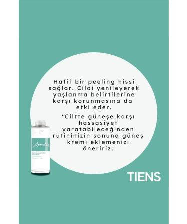 Tiens WOMEN TIENS Aprotie Glycolic Acid %5 AHA + BHA Refreshing and Cleansing Tonic - Buy Online on GoSupps.com