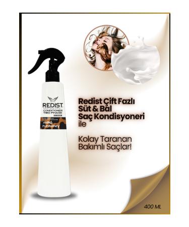 Redist Milk Therapy Heat Protection Hair Care Blow Dry Water 400 ml