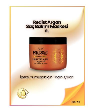 Redist Argan Oil Hair Care Mask for Dry and Damaged Hair 500 ml
