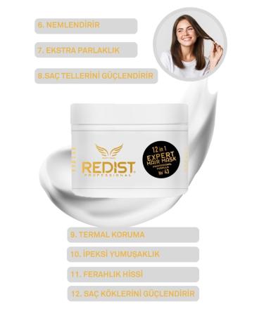 Redist Fast Hair Growth Miraculous 12 In 1 Hair Care Mask Instantly Softens Damaged Hard Hair 500 ml - Buy Online on GoSupps.com