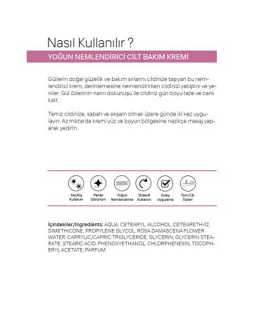 Escabel Rose Oil Skin Nourishing and Moisturizing Intensive Hand Face and Body Cream 250ml - Buy Online on GoSupps.com