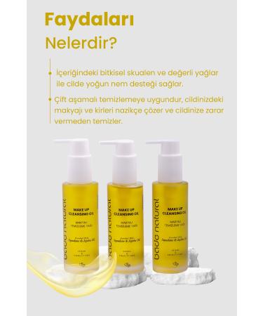 Bade Natural Make-Up Cleansing Oil Jojoba and Squalane Content 0 Natural and Vegan 100 ml - Buy Online on GoSupps.com