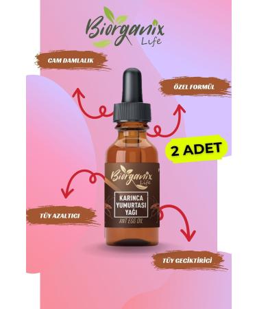 Biorganix Life Ant Egg Oil Hair Reducer 2 Pieces