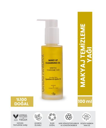 Bade Natural Make-Up Cleansing Oil Jojoba and Squalane Content 0 Natural and Vegan 100 ml
