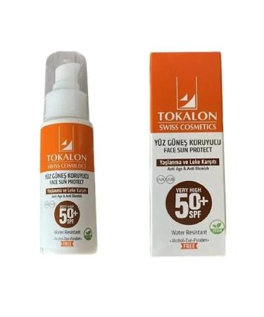 Tokalon Face Sunscreen Anti-Aging and Anti-Spot Spf50 - Face Sun Protect Anti-Aging 60 ml - Buy Online on GoSupps.com