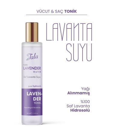 Tala Lavender Water 0 Pure and Natural Refreshing and Nourishing Effective Tonic Lavender Hydrosol 100 Ml