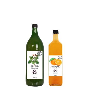 Suheylaana Natural Hawthorn Vinegar 2000 Ml And Natural Orange Vinegar 1000 Ml