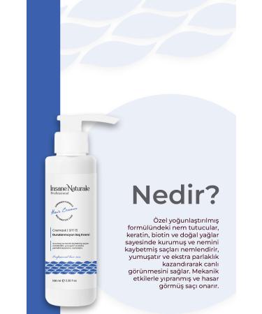 Insane Naturale Cremask Leave-In Hair Care Cream (SUITCASE-TRAVEL SIZE) 100 ml - Buy Online on GoSupps.com