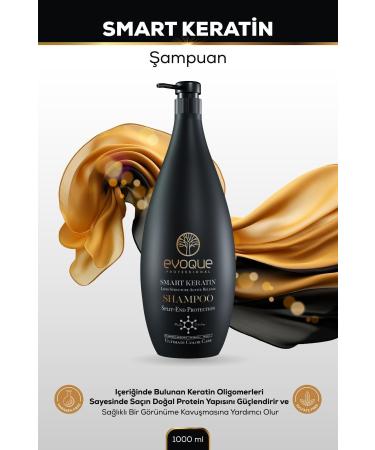 Evoque Smart Keratin Shampoo 1000 Ml - Buy Online on GoSupps.com