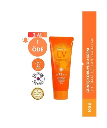 DEOPROCE Skin Tone Equalizing & Brightening High Protection Factor Sun Cream 100g Uv Sunblock Cream - Buy Online on GoSupps.com
