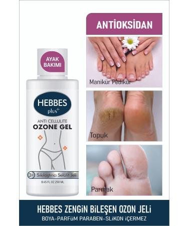 HEBBES Seaweed Oil Cellulite Cracked Strawberry Leg Ingrown and Foot Care Ozone Gel 250 ml - Buy Online on GoSupps.com