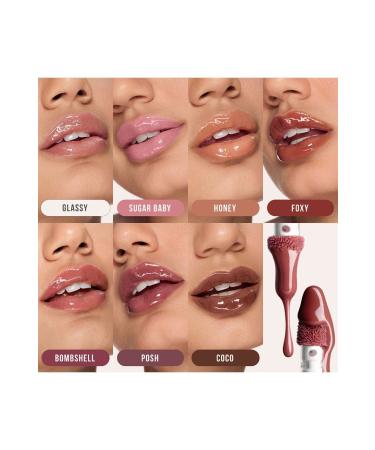 Huda Beauty Filling Gloss Haute Brilliance Bombshell Pinkestcosmetics - Buy Online on GoSupps.com