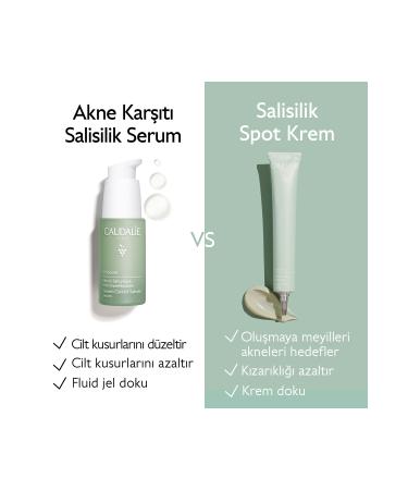 Caudalie Vinopure Anti-Acne Salicylic Spot Cream 15 ml - Buy Online on GoSupps.com