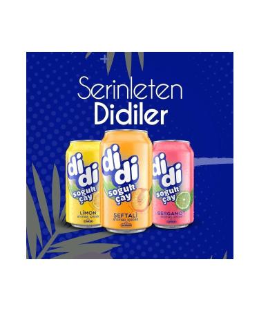  aykur Didi Hepsibir Package Bergamot + Lemon + Peach Iced Tea 330 Ml X 18 Pieces - Buy Online on GoSupps.com