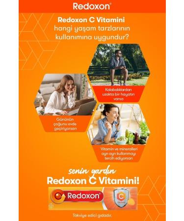Redoxon Vitamin C 15 Effervescent Tablets 2 Pack I 1000 Mg Vitamin C Containing Supplementary Food - Buy Online on GoSupps.com