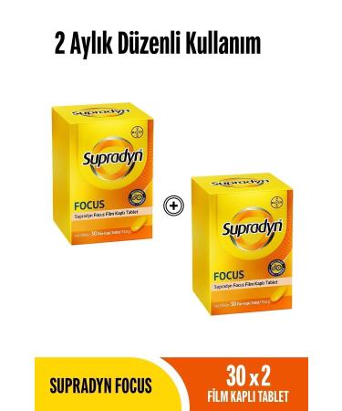 Supradyn Focus 30x2 Film Coated Tablet 2 Months Regular Use
