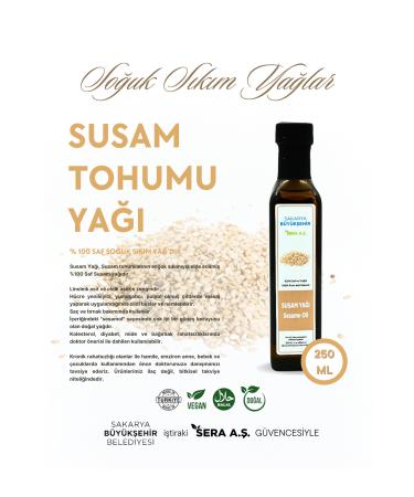 SBB SERA Sesame Seed Oil 250ml - 100% Pure Natural - Sesame Oil
