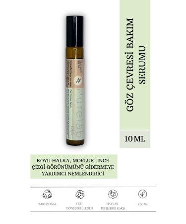 Purelab Oils Eye Contour Care Serum 10 ml Wrinkle Dark Circle Dark Circle Remover Brightening Vegan Serum