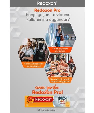 Redoxon Pro 15 Effervescent Tablet: 7 Extra Vitamins with 1000 mg Vitamin C Vitamin D Selenium and Zinc - Buy Online on GoSupps.com