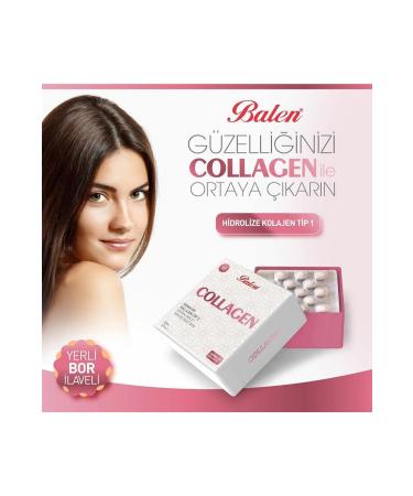 Balen Bln Collagen Tablet Containing Hydrolyzed Collagen (TYPE 1) 800 Mg*60 - Buy Online on GoSupps.com