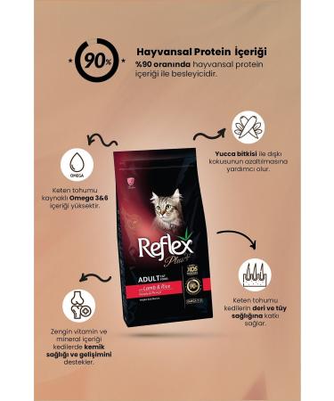 Reflex Plus Lamb Meat 1.5 Kg Adult Cat Food - Buy Online on GoSupps.com