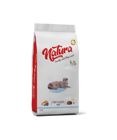 Natura Low Grain Salmon & Blueberry Adult Cat Dry Food 2.25 Kg