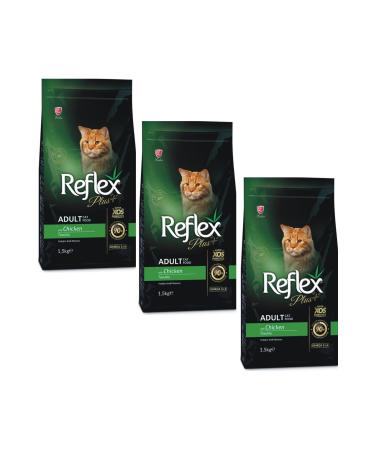Reflex Chicken Adult Cat Food 3x1.5 Kg.