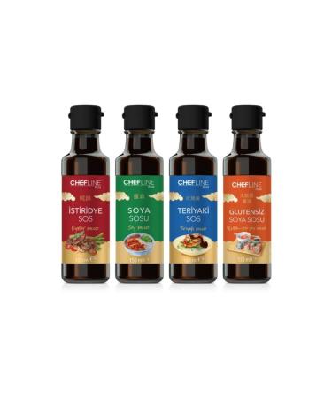 Chefline Asia 150 Mlx4 Sauce Set