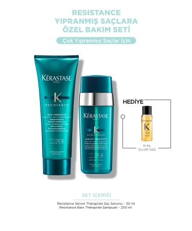 Kerastase Resistance Damaged Hair Special Care Set - Shampoo & Serum
