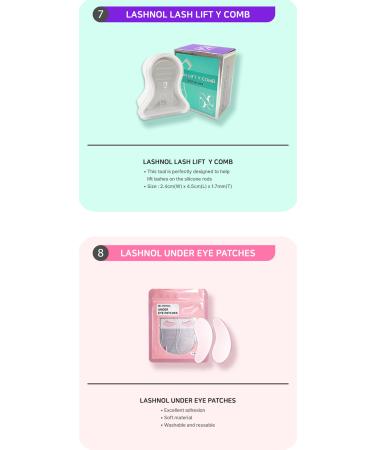 LASHNOL Eyelash Lifting Set Eyelash Lifting Kit 50-60 Uses - Buy Online on GoSupps.com