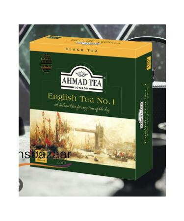 Ahmad Tea Foiled English No1 Glass Shake Light bergamot 100 Pieces x 2gr