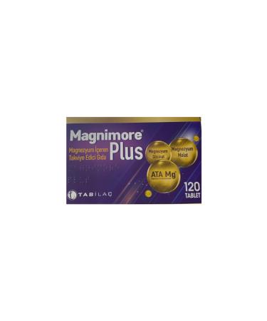 magnimore plus MAGNESIUM MAGNIMORE PLUS 120 TABLETS