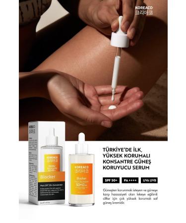 KOREACO Blocker 0 Pure SPF 50+ Water Resistant High UVB+UVA Protection 50ml Sun Serum - Buy Online on GoSupps.com