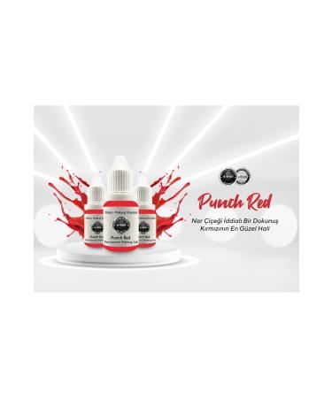 S-IRON COSMETIC Permanent Makeup Lip Color Punch Red 12ml