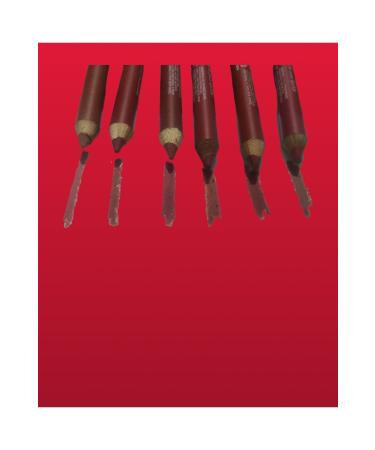 BCFSW MSPORTS Lip Pencil 6 Jumbo Thick Pencil Sharpener Lipstick Pencil Matte Colors Permanent Lip Pencil - Buy Online on GoSupps.com