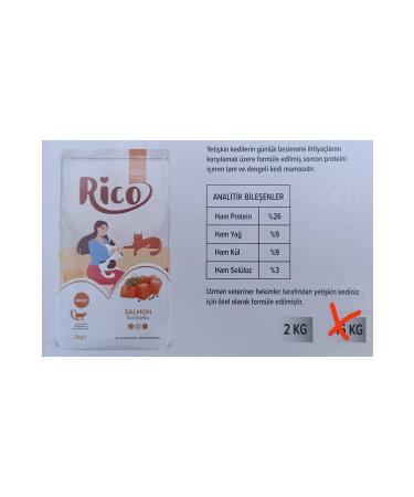 Rico RICO SALMON ADULT CAT FOOD 2 KILOS