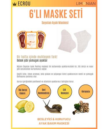 Mjcare Peeling Foot Mask 6 Pieces - Buy Online on GoSupps.com