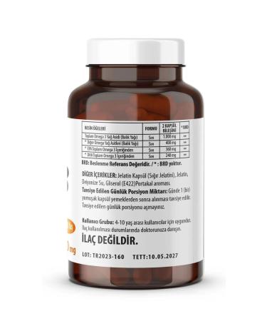 Ncs Omega3 Fish Oil Orange Flavor 204 Softgel + Pill Box - Buy Online on GoSupps.com
