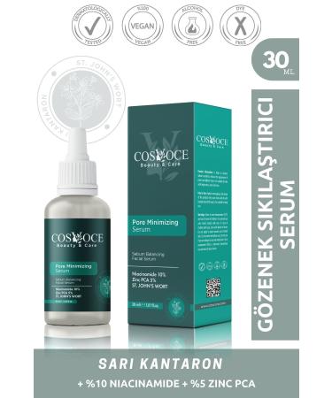 COSVOCE Pore Tightening Sebum Balancing Skin Care Serum 30 ml (Niacinamide + Zinc PCA%5)