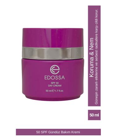 EDOSSA COSMETIC Spf 50 Day Cream Protective Effective Day Care Cream Moisture & Protection 50 ml