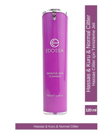 EDOSSA COSMETIC Sensitive Skin Cleanser Facial Cleansing Gel for Sensitive Skin 120 ml