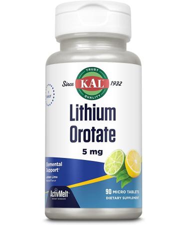 KL Kal Lithium Orotate Activemelt 5 mg 90 Tablets
