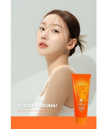 DEOPROCE Skin Tone Equalizing & Brightening High Protection Factor Sun Cream 100g Uv Sunblock Cream - Buy Online on GoSupps.com