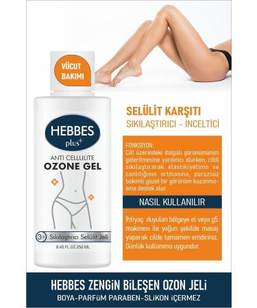 HEBBES Seaweed Oil Cellulite Cracked Strawberry Leg Ingrown and Foot Care Ozone Gel 250 ml - Buy Online on GoSupps.com